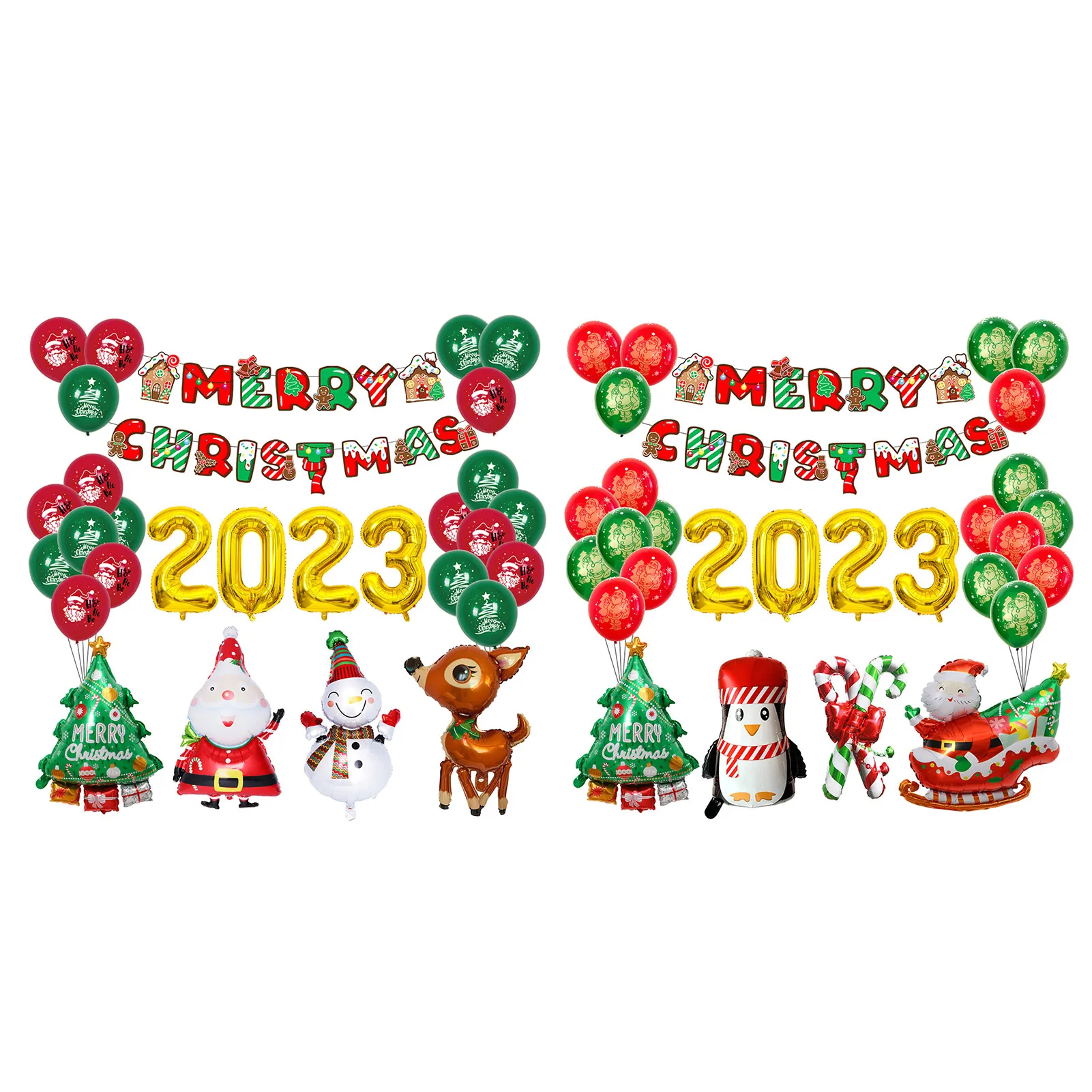 Christmas Party Balloons Sets Decorations with High-Quality Material for House Amusement Park
Christmas Party Balloons Sets Decorations with High-Quality Material for House Amusement Park