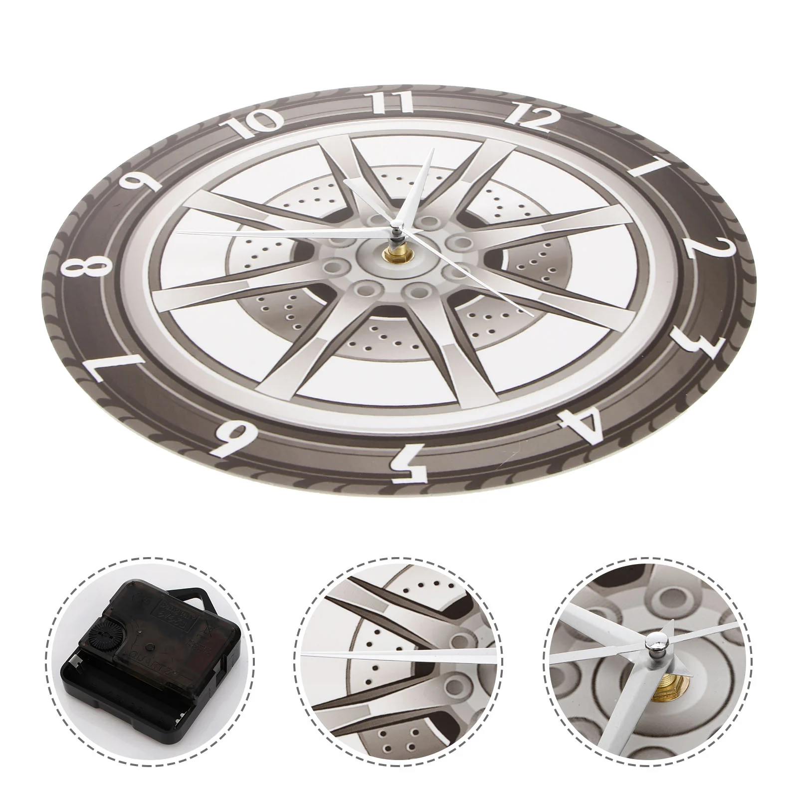 Clock Wall Wheel Home Car Clocks Decor Room Decorative Hanging Ticking Non Silent Vintage 3D Supplies Mute Bedroom Numerals
Clock Wall Wheel Home Car Clocks Decor Room Decorative Hanging Ticking Non Silent Vintage 3D Supplies Mute Bedroom Numerals