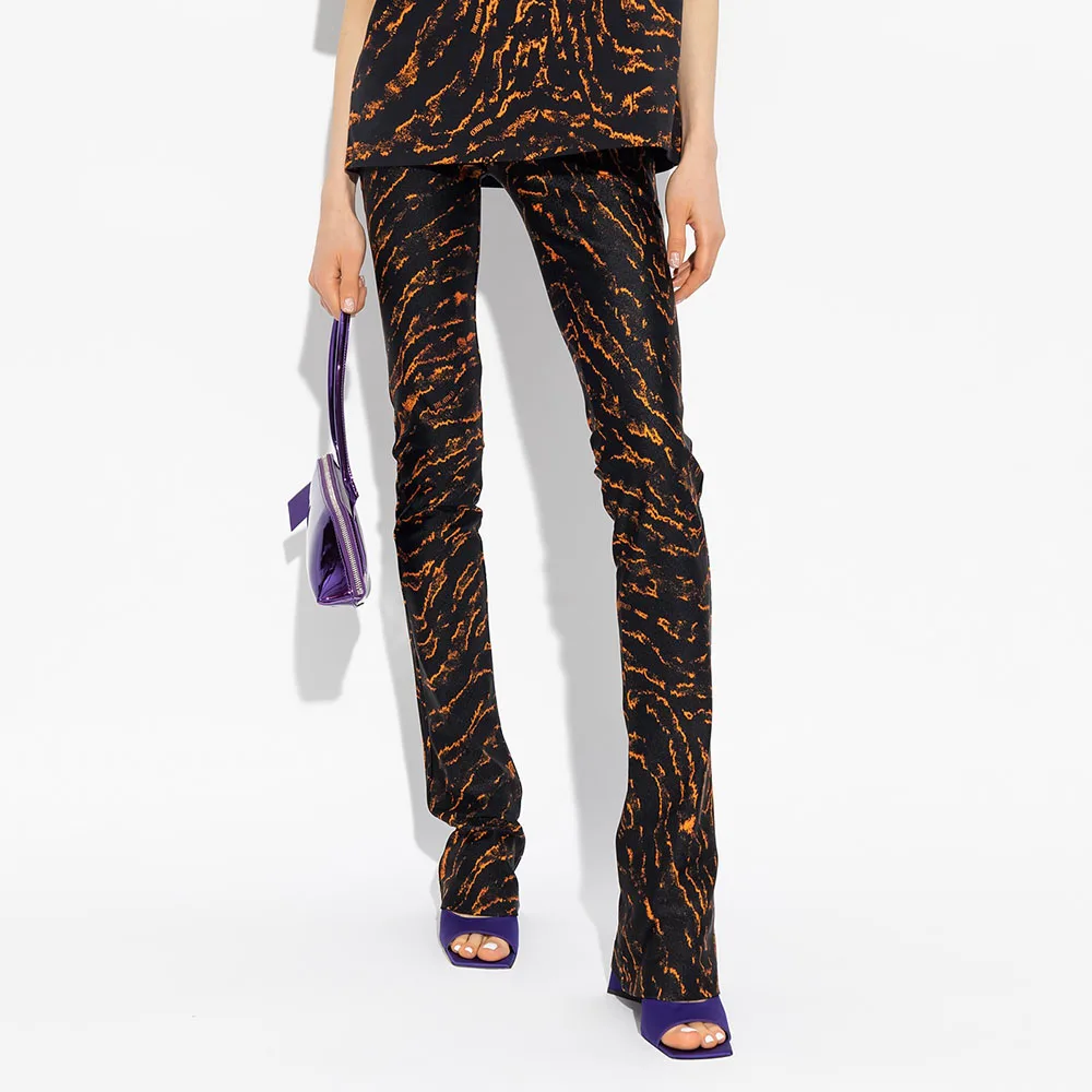 Women's Pants 2023 Early Autumn New Y2k Fashion Tiger Stripe Jacquard Elastic Slim Personality Casual Hundred Flared Pants
Women's Pants 2023 Early Autumn New Y2k Fashion Tiger Stripe Jacquard Elastic Slim Personality Casual Hundred Flared Pants
