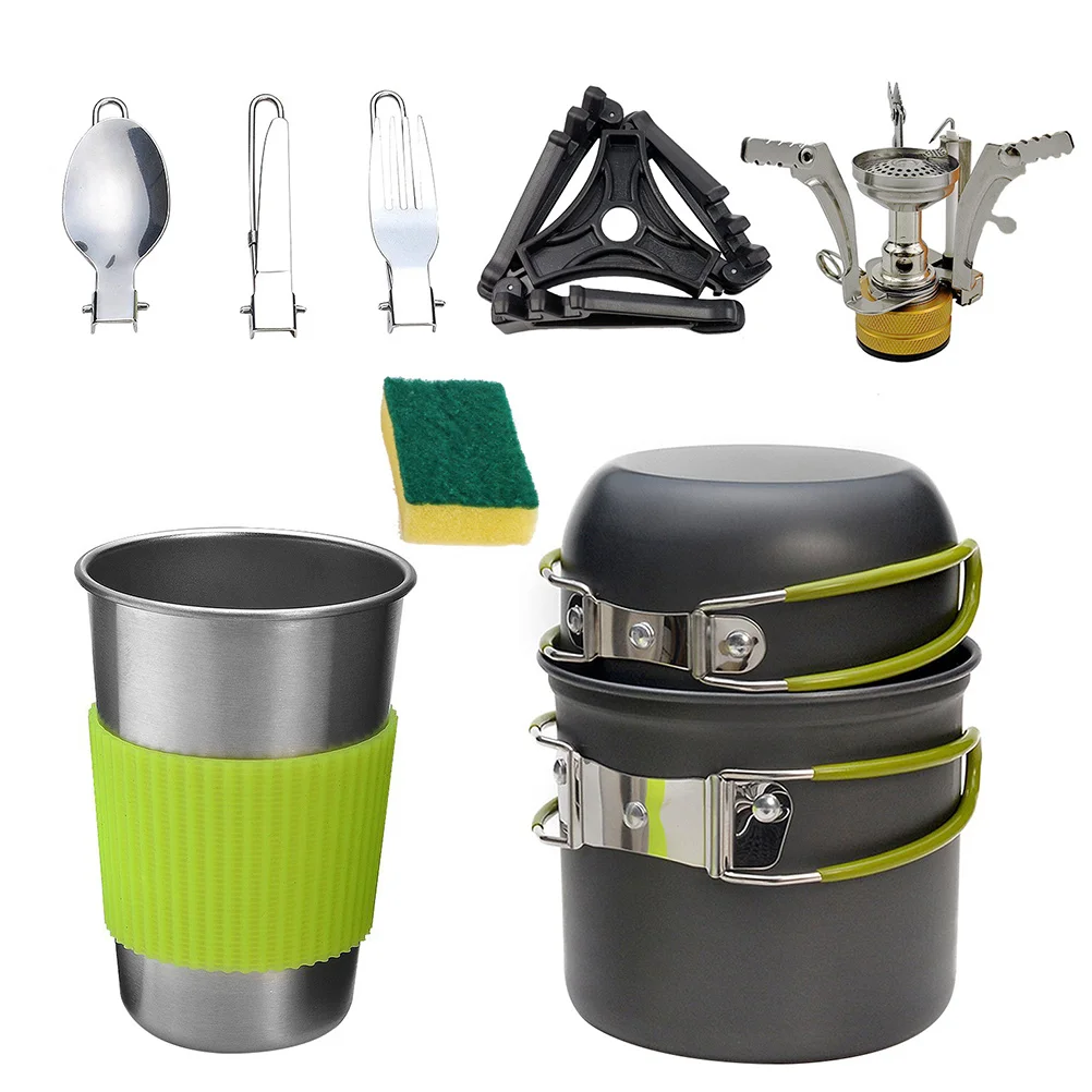 Camping Cooking Set Kit Outdoor Cook Cookware Gear Backpacking Portable Pots Equipment Picnic Open Tool Fire Cutlery Aluminum
Camping Cooking Set Kit Outdoor Cook Cookware Gear Backpacking Portable Pots Equipment Picnic Open Tool Fire Cutlery Aluminum
