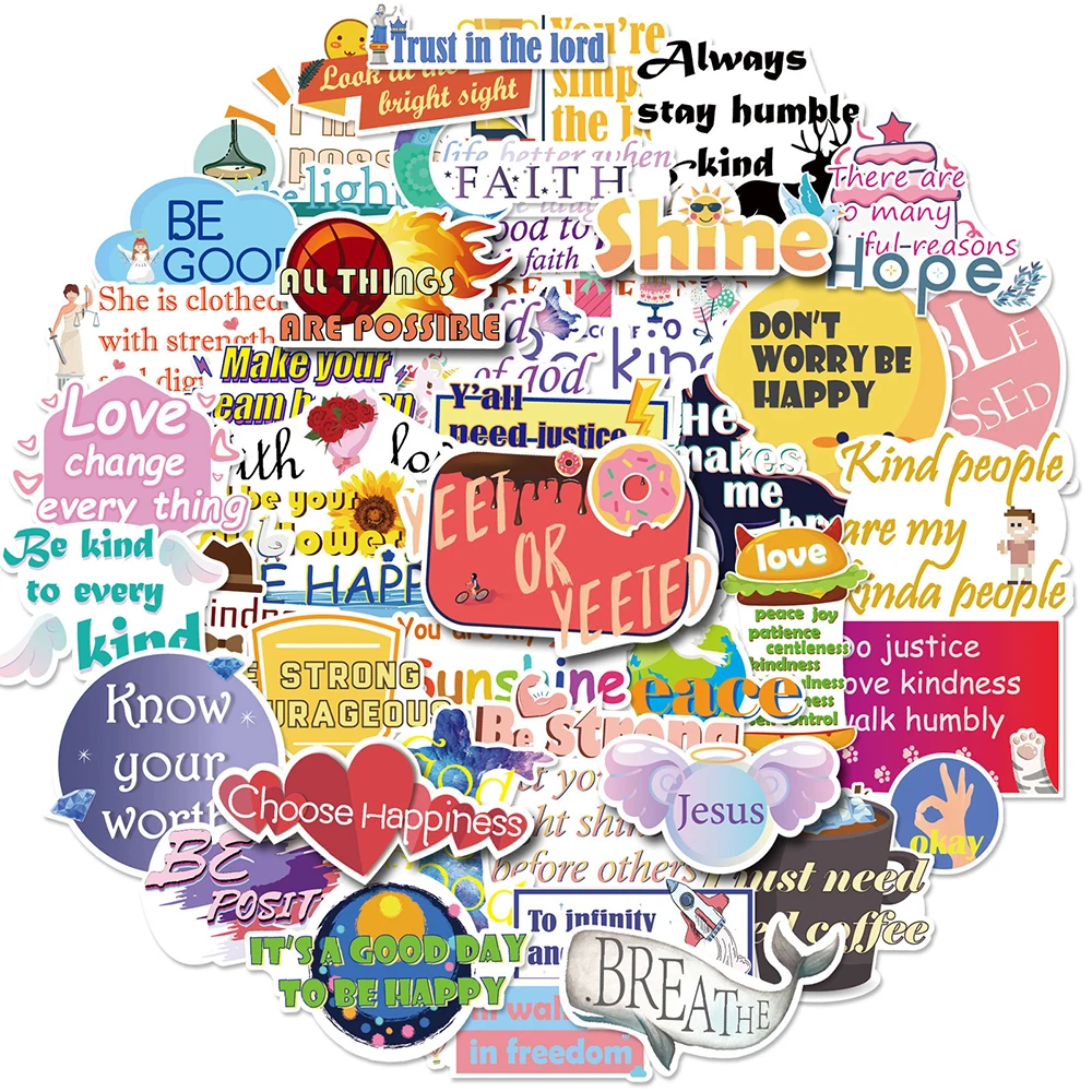 10/30/50/100PCS Motivational Quotes Sentences Phrases Graffiti Stickers Scrapbook Luggage Laptop Phone Diary Funny Sticker Toy
10/30/50/100PCS Motivational Quotes Sentences Phrases Graffiti Stickers Scrapbook Luggage Laptop Phone Diary Funny Sticker Toy