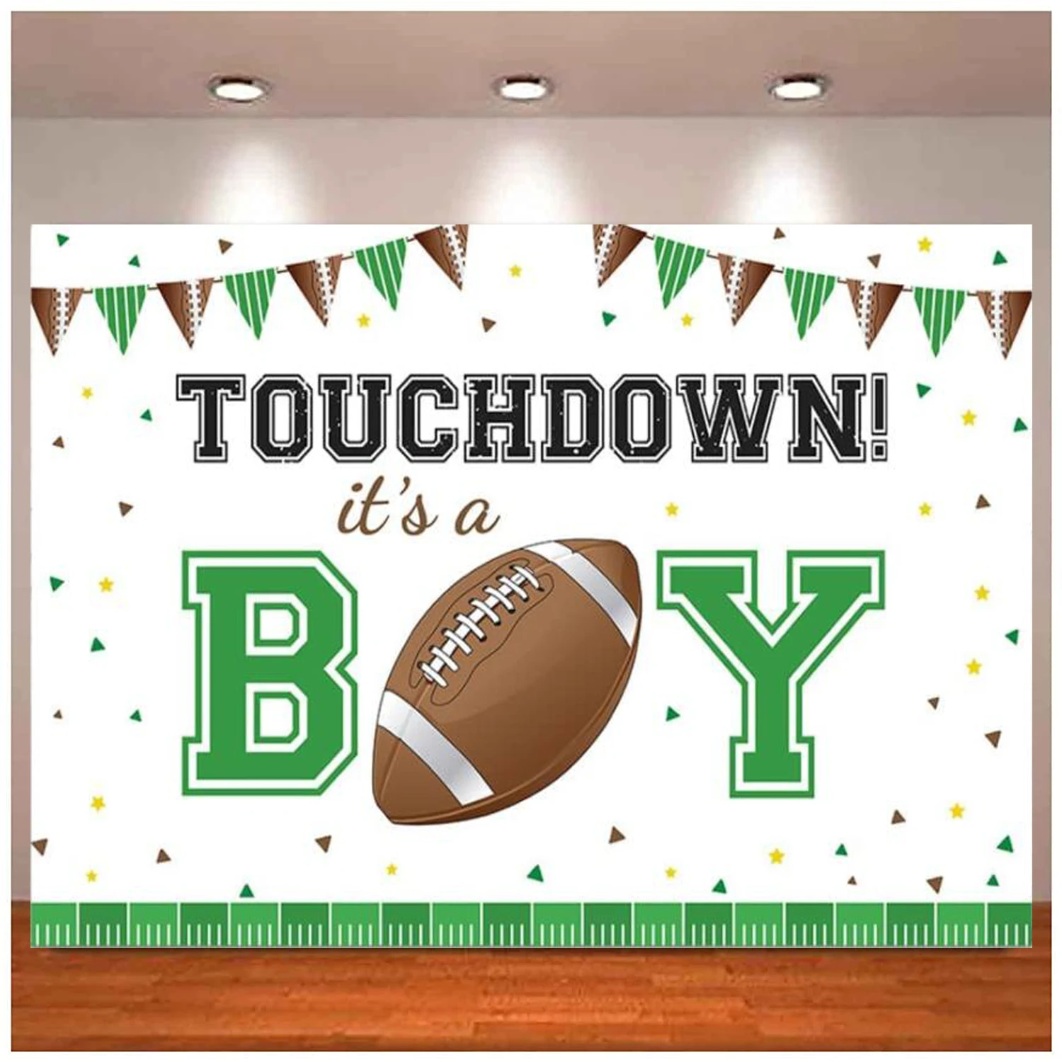 Touchdown Boy Baby Shower декорация для детской вечеринки, регби, американский футбол, конфетти, декор для вечеринки
Touchdown Boy Baby Shower декорация для детской вечеринки, регби, американский футбол, конфетти, декор для вечеринки