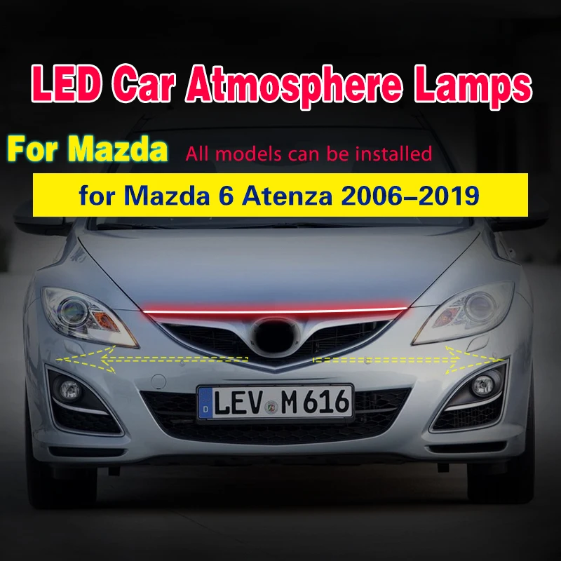 Scan Starting LED Car Hood Light For Mazda 6 Atenza Daytime Running Light Strip Auto Engine Hood Guide Decorative Ambient Lamp
Scan Starting LED Car Hood Light For Mazda 6 Atenza Daytime Running Light Strip Auto Engine Hood Guide Decorative Ambient Lamp