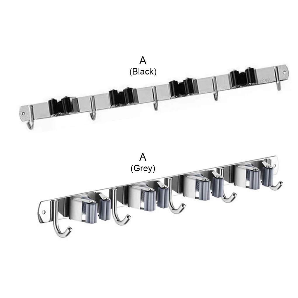 Toilet Brush Broom Holder Kitchen Drill-free Puncture-free Wall Mount Mops Hanger Stainless Steel Organizer Office
Toilet Brush Broom Holder Kitchen Drill-free Puncture-free Wall Mount Mops Hanger Stainless Steel Organizer Office