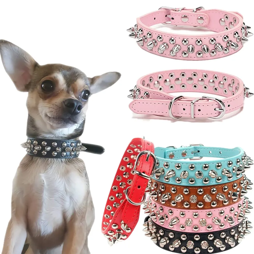 Dog Collar Adjustable Large Collars Fashion Studded Pet Collar Anti-Bite Neck Protection Pet Collar for Small Medium Large Dogs
Dog Collar Adjustable Large Collars Fashion Studded Pet Collar Anti-Bite Neck Protection Pet Collar for Small Medium Large Dogs