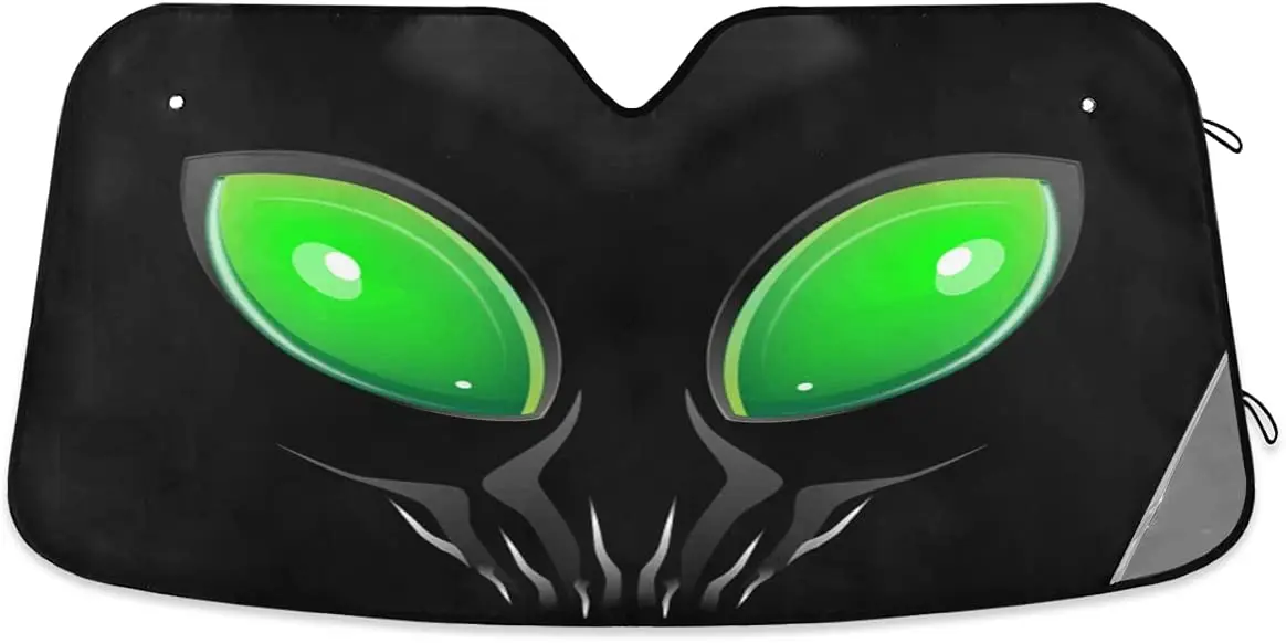 Dussdil Alien Green Eyes Car Windshield Sun Shades Sunshade Window Visor Cover Reflective UV Rays Protector
Dussdil Alien Green Eyes Car Windshield Sun Shades Sunshade Window Visor Cover Reflective UV Rays Protector