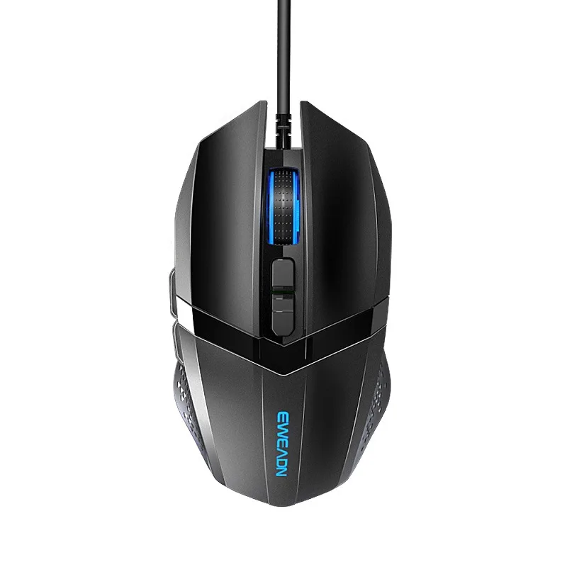 

Computer Mouse Gamer Ergonomic Gaming Mouse USB Wired Game Mause 6400 DPI Silent Mice With LED Backlight 7 Button For PC Laptop