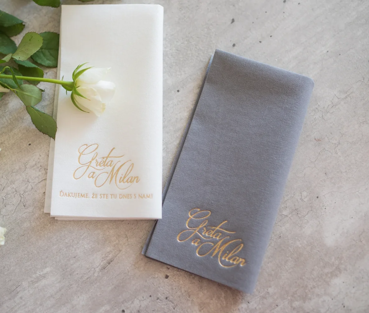 50pcs Personalized napkins DINNER serwetki Bedruckte Servietten Hochzeit Napkins Wedding napkin
