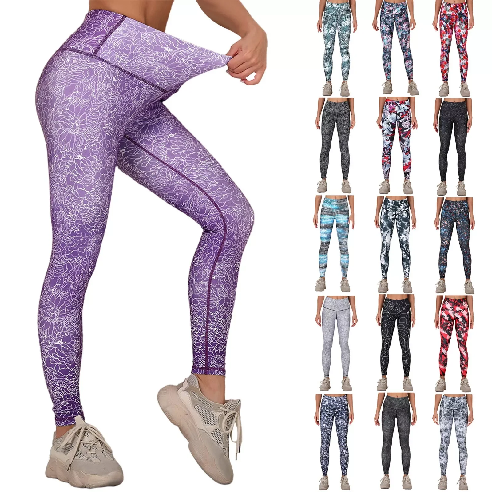 NEW 2023 Fashion High Waist Butt Lift Leggings Women Sports Yoga Pants Slim Elastic Tummy Printed Workout Stretch Hip Lifting Ti
NEW 2023 Fashion High Waist Butt Lift Leggings Women Sports Yoga Pants Slim Elastic Tummy Printed Workout Stretch Hip Lifting Ti