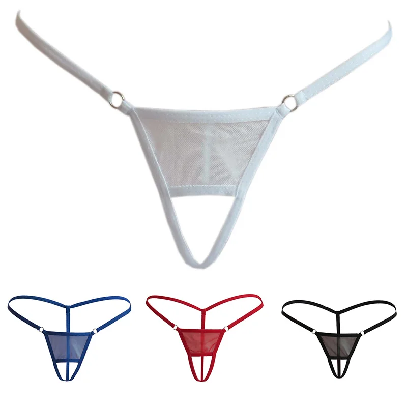 Men's Fashion Sexy Underwear Hollow Low-Waist Erotic Lingerie Mini T-back G-String Thong Breathable Male Thong Perspective Bikin
Men's Fashion Sexy Underwear Hollow Low-Waist Erotic Lingerie Mini T-back G-String Thong Breathable Male Thong Perspective Bikin