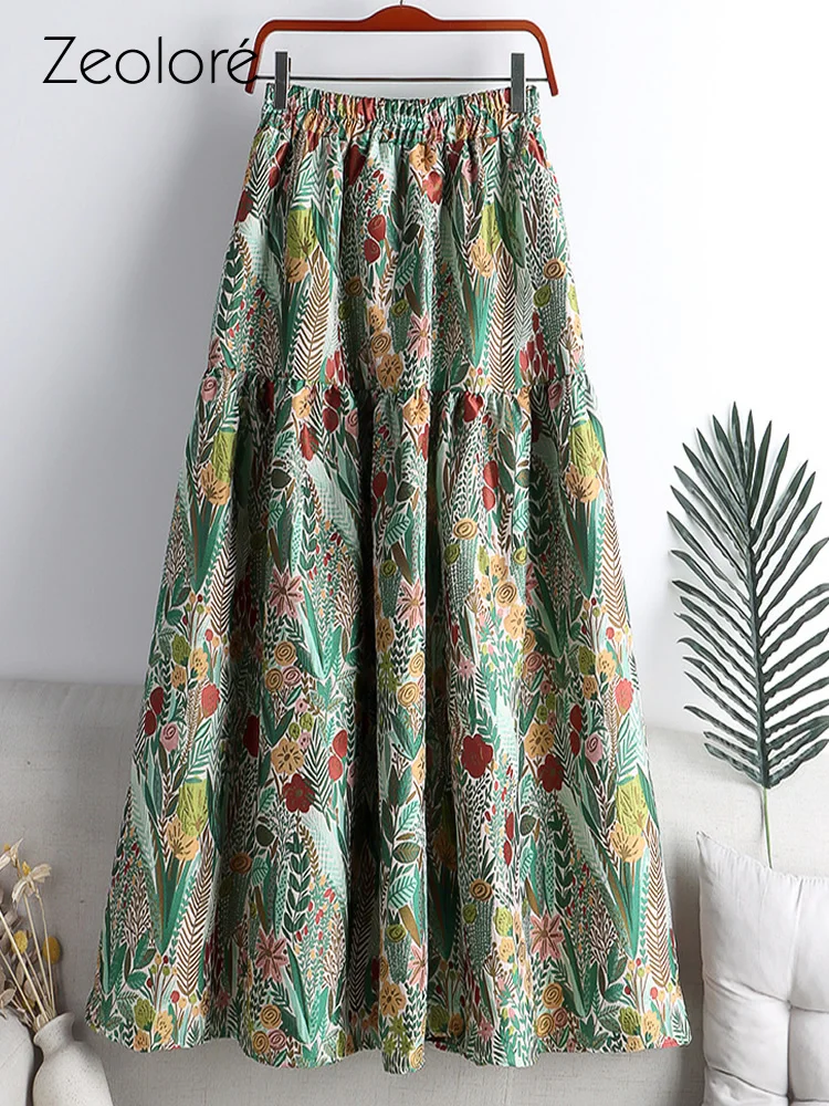 Zeolore 2022 Spring High Waist Stitching Jacquard Embroidery Flowers Mid-length A-line Women's Skirt QT1676
Zeolore 2022 Spring High Waist Stitching Jacquard Embroidery Flowers Mid-length A-line Women's Skirt QT1676