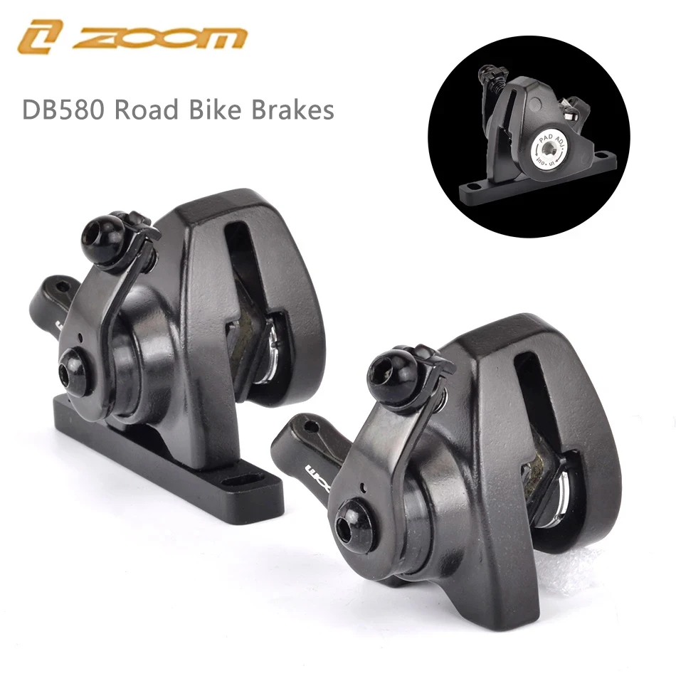 ZOOM DB580 Road Bike Brake Disc Brake System Mechanical Caliper Dual Piston Brake Caliper Wire Pull for Rotor 140MM
ZOOM DB580 Road Bike Brake Disc Brake System Mechanical Caliper Dual Piston Brake Caliper Wire Pull for Rotor 140MM