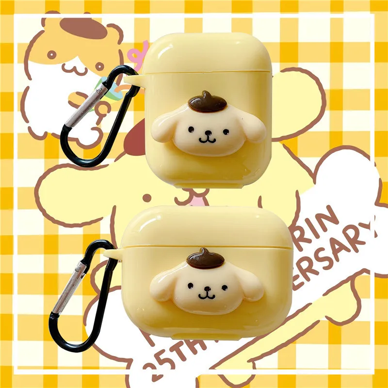 For AirPods Pro 3 case Cartoon Sanrios Pom Pom Purin cute style AirPods 1 2 cover Apple wireless bluetooth earphone soft cover
For AirPods Pro 3 case Cartoon Sanrios Pom Pom Purin cute style AirPods 1 2 cover Apple wireless bluetooth earphone soft cover