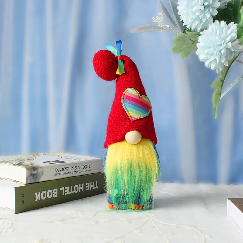 Rainbow Gnome Plush Doll,Tomte Handmade Doll,Elf Scandinavian Plush Elf Toy,Rainbow Day Gift Swedish Dwarf Figurine Table Decors
Rainbow Gnome Plush Doll,Tomte Handmade Doll,Elf Scandinavian Plush Elf Toy,Rainbow Day Gift Swedish Dwarf Figurine Table Decors
