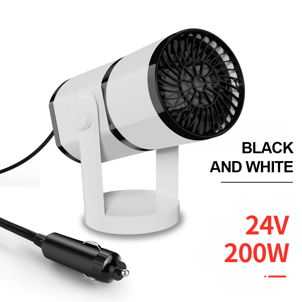 12V/24V Portable Car Heater 2 in 1 Windshield Electric Heating Cooling Fan 360 Degree Rotating Base Defroster for Truck Trailer
12V/24V Portable Car Heater 2 in 1 Windshield Electric Heating Cooling Fan 360 Degree Rotating Base Defroster for Truck Trailer