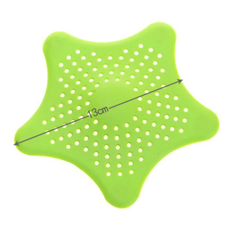 Silicone Strainer Five-pointed Star Kitchen Sink Mesh Filter Hair Catcher Bath Drain Hole Plug Filter Tool Bathroom Accessories
Silicone Strainer Five-pointed Star Kitchen Sink Mesh Filter Hair Catcher Bath Drain Hole Plug Filter Tool Bathroom Accessories