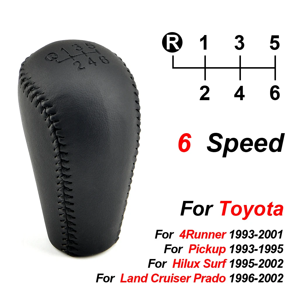New Black Leather Handle Gear Shift Knob Stick for Toyota 4Runner Pickup Hilux Surf Land Cruiser Prado Manual Transmission Lever
New Black Leather Handle Gear Shift Knob Stick for Toyota 4Runner Pickup Hilux Surf Land Cruiser Prado Manual Transmission Lever