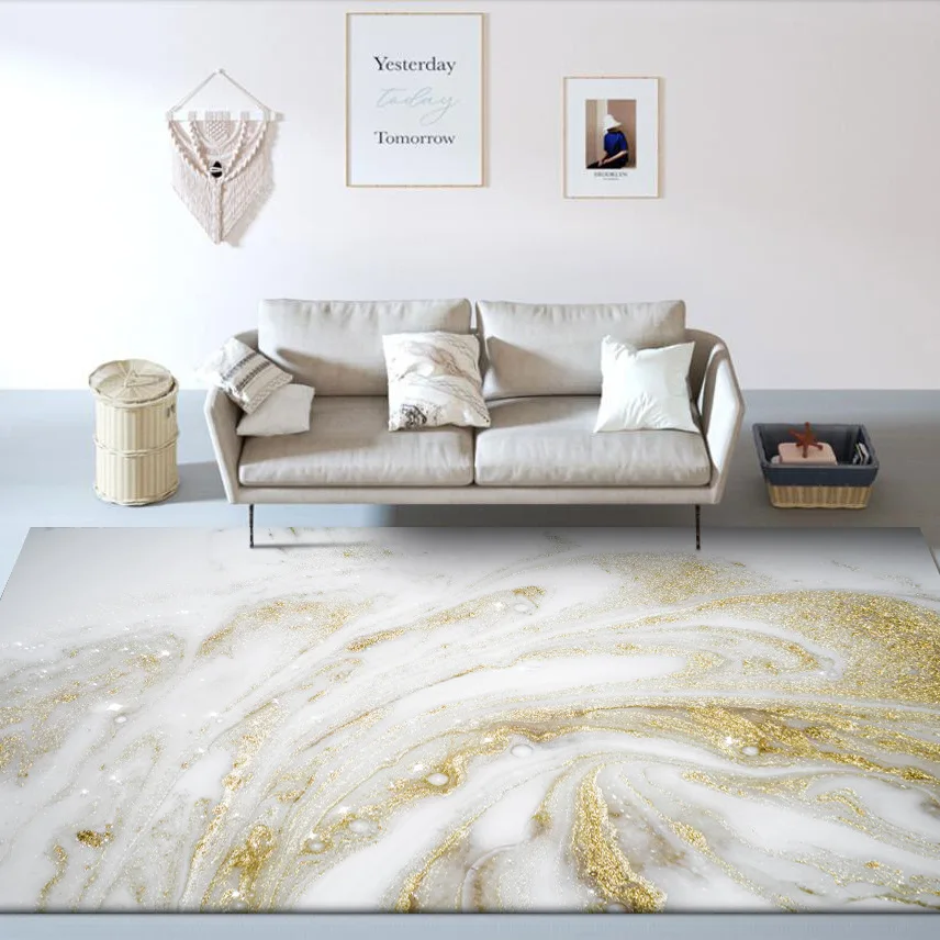 Floor Mat Modern Abstract Marble Pattern Flow Gold Rugs Bedroom Living Room Kitchen Mat Carpet Tapetes De Sala Tapis Alfombra
Floor Mat Modern Abstract Marble Pattern Flow Gold Rugs Bedroom Living Room Kitchen Mat Carpet Tapetes De Sala Tapis Alfombra