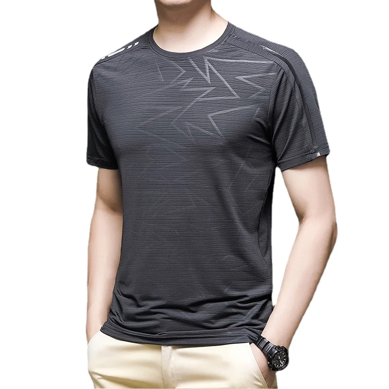 Мужская футболка из ледяного шелка 
Мужская футболка из ледяного шелка