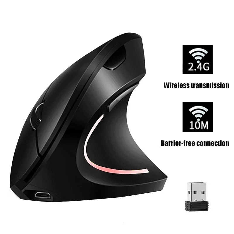 Wireless Vertical Gaming Mouse Ergonomic Mouse Optical 800 1200 1600 DPI 6 Buttons Gaming Mouse For Computer Laptop Mouse Gamer 
Wireless Vertical Gaming Mouse Ergonomic Mouse Optical 800 1200 1600 DPI 6 Buttons Gaming Mouse For Computer Laptop Mouse Gamer