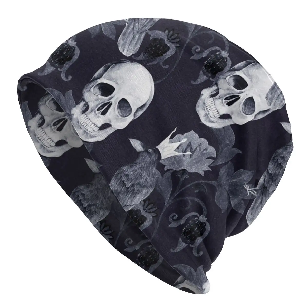 Skull Crows Bonnet Gothic Punk Hip Hop Goth Knit Hat Soft Warm Winter Printed Outdoor Hats for Unisex Knitted Beanies
Skull Crows Bonnet Gothic Punk Hip Hop Goth Knit Hat Soft Warm Winter Printed Outdoor Hats for Unisex Knitted Beanies