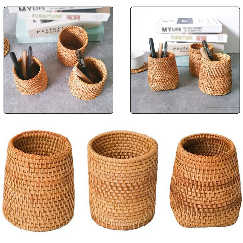 2022 New Manual Rattan Chopsticks Tube Shovel Spoons Bucket Dinner Tableware Storage Box Home Storage Baskets Organizer
2022 New Manual Rattan Chopsticks Tube Shovel Spoons Bucket Dinner Tableware Storage Box Home Storage Baskets Organizer