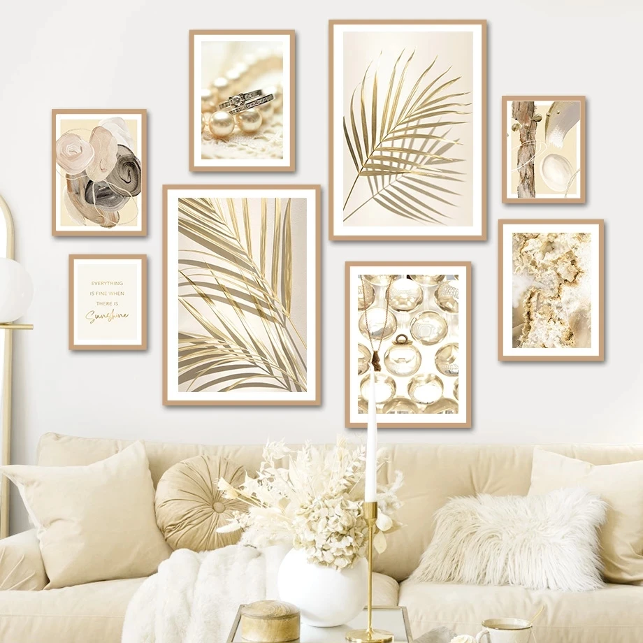 Palm Leaf Canvas Poster and Print Golden Sunshine Wall Art Canvas Painting Decoration Home Wall Pictures for Living Room Decor
Palm Leaf Canvas Poster and Print Golden Sunshine Wall Art Canvas Painting Decoration Home Wall Pictures for Living Room Decor