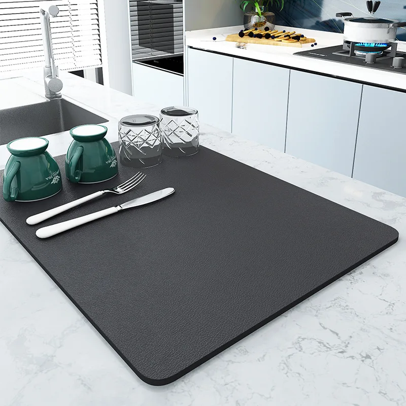 Kitchen Water Absorbent Table Mat Rubber Dish Drying Pad Tableware Bottle Drainer Mats Dinnerware Placemat Kitchen Accessories
Kitchen Water Absorbent Table Mat Rubber Dish Drying Pad Tableware Bottle Drainer Mats Dinnerware Placemat Kitchen Accessories