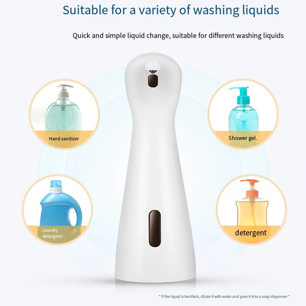 Диспенсер для жидкого мыла с автоматическим датчиком, 200 мл 
Диспенсер для жидкого мыла с автоматическим датчиком, 200 мл