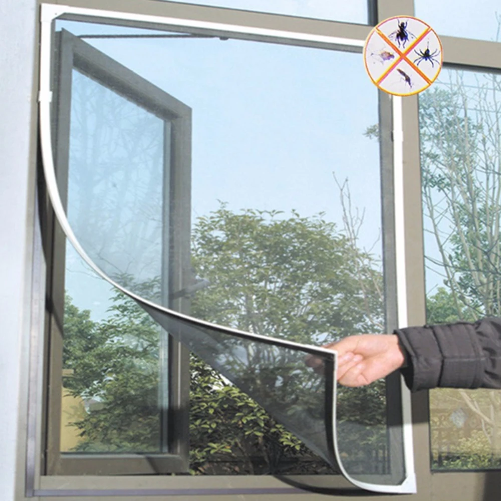 Self Adhesive Indoor Anti-Fly Screen Curtain Net Insect And Mosquito Netting For Windows DIY Kitchen Window Mosquito Netting
Self Adhesive Indoor Anti-Fly Screen Curtain Net Insect And Mosquito Netting For Windows DIY Kitchen Window Mosquito Netting