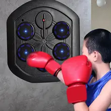 Music Boxing Machine for Boxing Sports Agility Reaction Wall Mounted Electronic Boxing Training Target Electronic Wall Target
