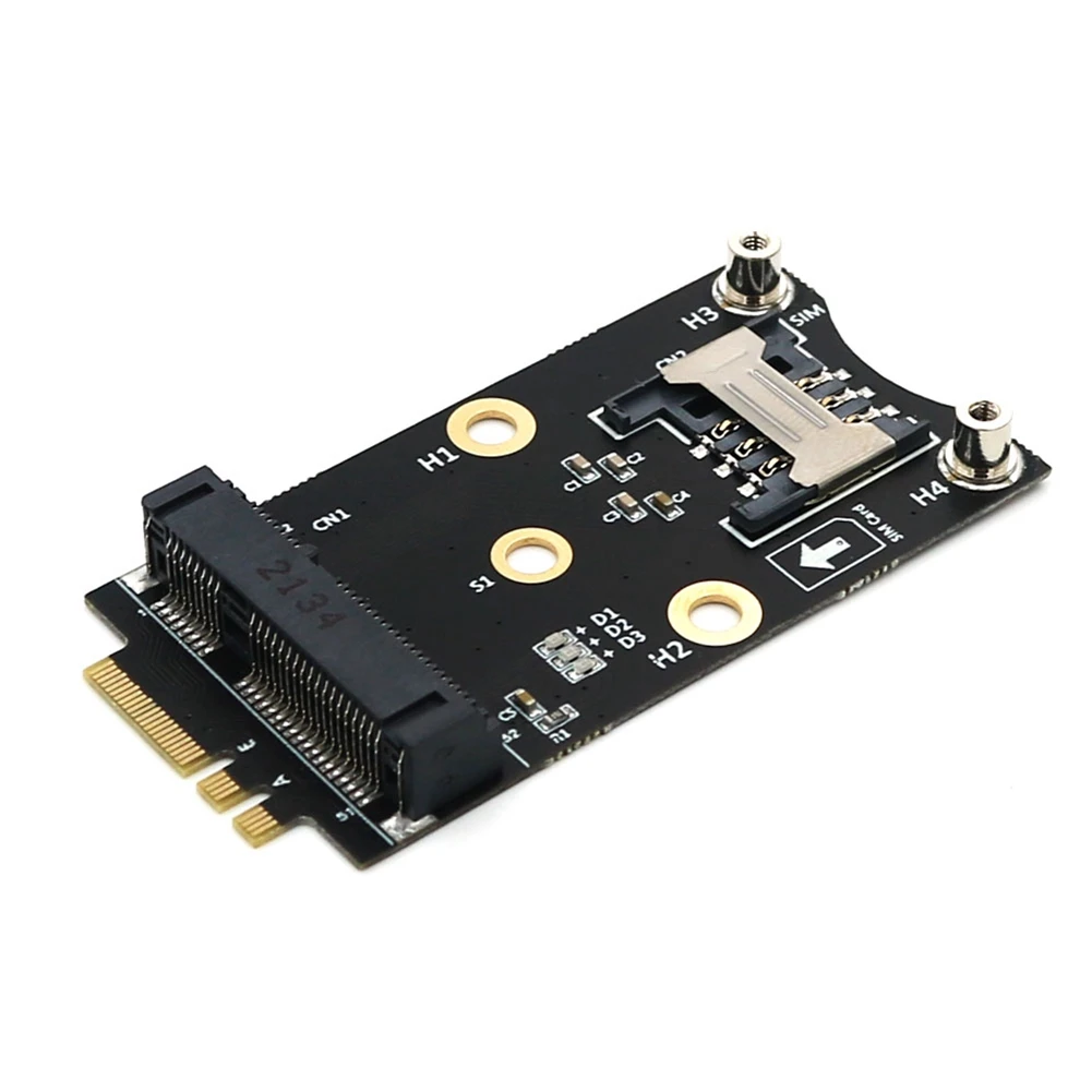 

M.2 Wi-Fi адаптер Mini PCIE, беспроводная сетевая карта для M2 NGFF Key A + E, сборщик Wi-Fi карт со слотом для SIM-карты