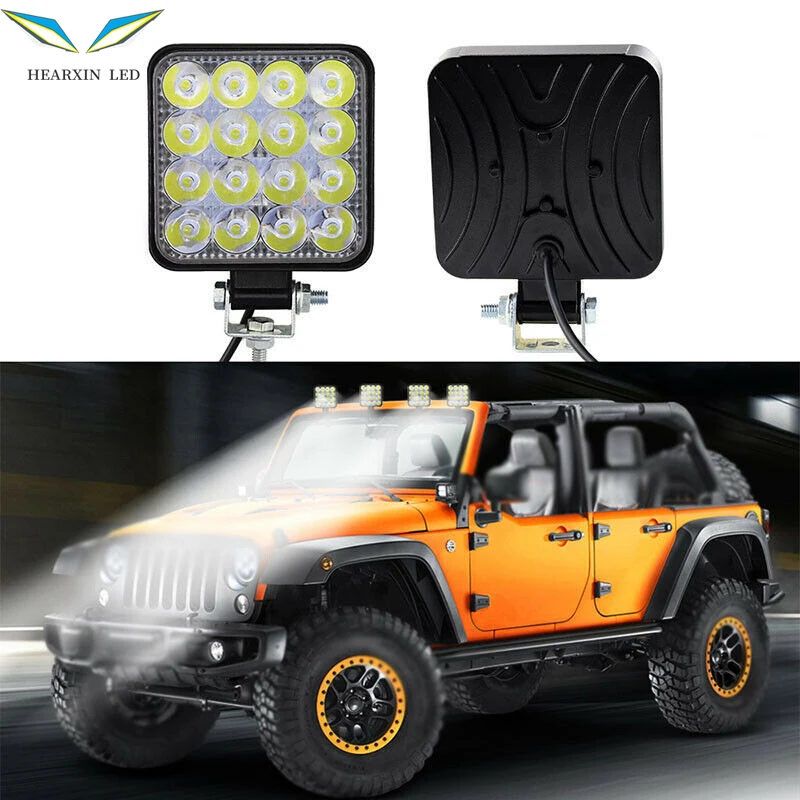 Hearxin 16Bulbs 48W High Strength LED 12-24V DC Bar Light For Car ATV Truck 12V And 24V Driving Fog Tractor Offroad Spot
Hearxin 16Bulbs 48W High Strength LED 12-24V DC Bar Light For Car ATV Truck 12V And 24V Driving Fog Tractor Offroad Spot