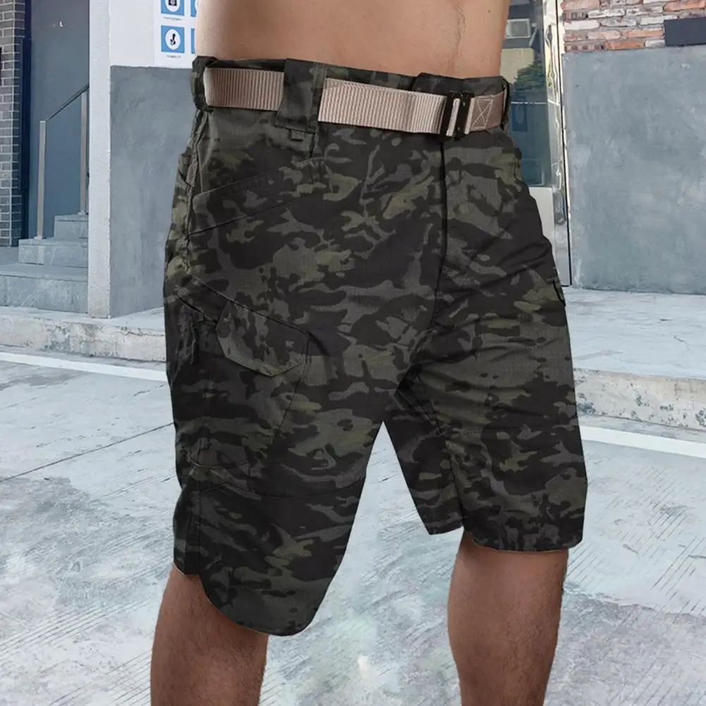 Straight Fit Men Shorts Stylish Men's Cargo Shorts Trendy Solid Color Camouflage Print Straight Leg with Pockets for Summer
Straight Fit Men Shorts Stylish Men's Cargo Shorts Trendy Solid Color Camouflage Print Straight Leg with Pockets for Summer
