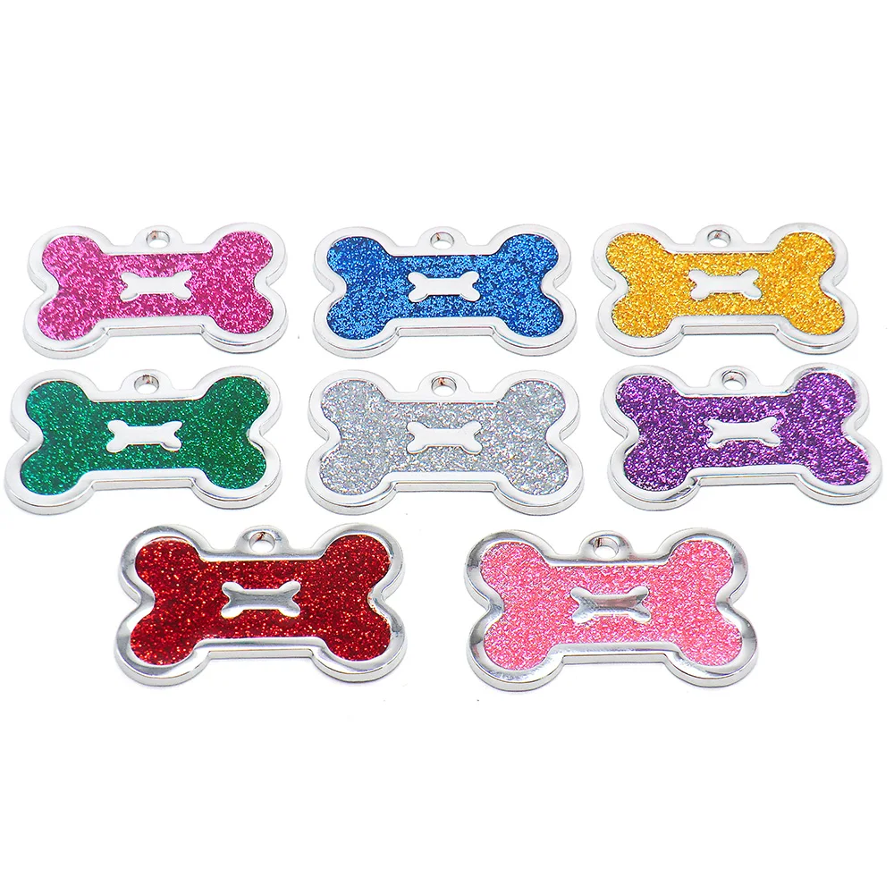 Wholesale 20pcs Bone Shape Pet Id Tag For Dog Engraved Card Zinc Alloy Text On Pendant Anti-Lost Accessories Glitter
Wholesale 20pcs Bone Shape Pet Id Tag For Dog Engraved Card Zinc Alloy Text On Pendant Anti-Lost Accessories Glitter