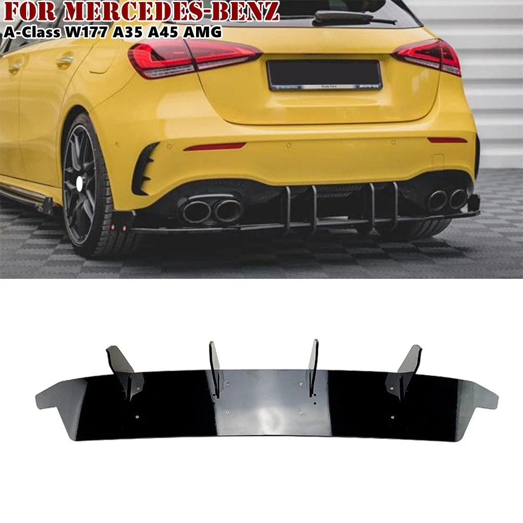 1Pcs Black Car Rear Bumper Lip Diffuser Spoiler Splitter For Mercedes-Benz A-Class W177 A35 A45 AMG Rear Bumper Lower Guard
1Pcs Black Car Rear Bumper Lip Diffuser Spoiler Splitter For Mercedes-Benz A-Class W177 A35 A45 AMG Rear Bumper Lower Guard