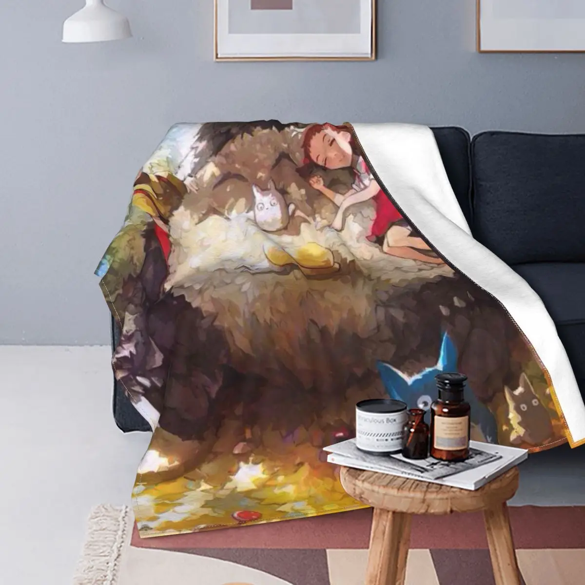 Tonari No Totoro Satsuki Mei Blanket Flannel My Neighbor Totoro Anime Ultra-Soft Throw Blanket for Airplane Travel Bedspread
Tonari No Totoro Satsuki Mei Blanket Flannel My Neighbor Totoro Anime Ultra-Soft Throw Blanket for Airplane Travel Bedspread
