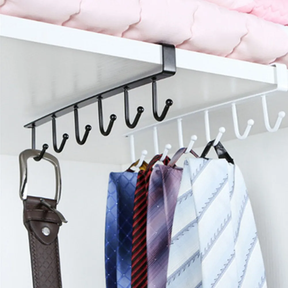 1pc Hanging Organizers Metal Under Cabinet Mug Rack Cup Organizer Kitchen Storage Hanger Holder 6 Hook Home Organizer
1pc Hanging Organizers Metal Under Cabinet Mug Rack Cup Organizer Kitchen Storage Hanger Holder 6 Hook Home Organizer