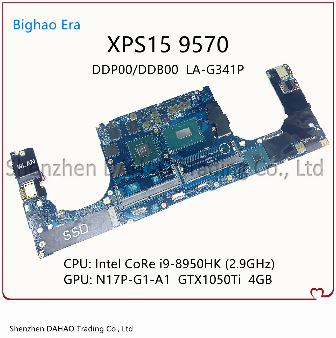 For DELL XPS15 9570 Laptop Motherboard W/ i9-8950HK CPU GTX1050Ti 4G-GPU CN-0WN7RX 0PJWNT LA-G341P Mainboard 100% Fully Tested
For DELL XPS15 9570 Laptop Motherboard W/ i9-8950HK CPU GTX1050Ti 4G-GPU CN-0WN7RX 0PJWNT LA-G341P Mainboard 100% Fully Tested