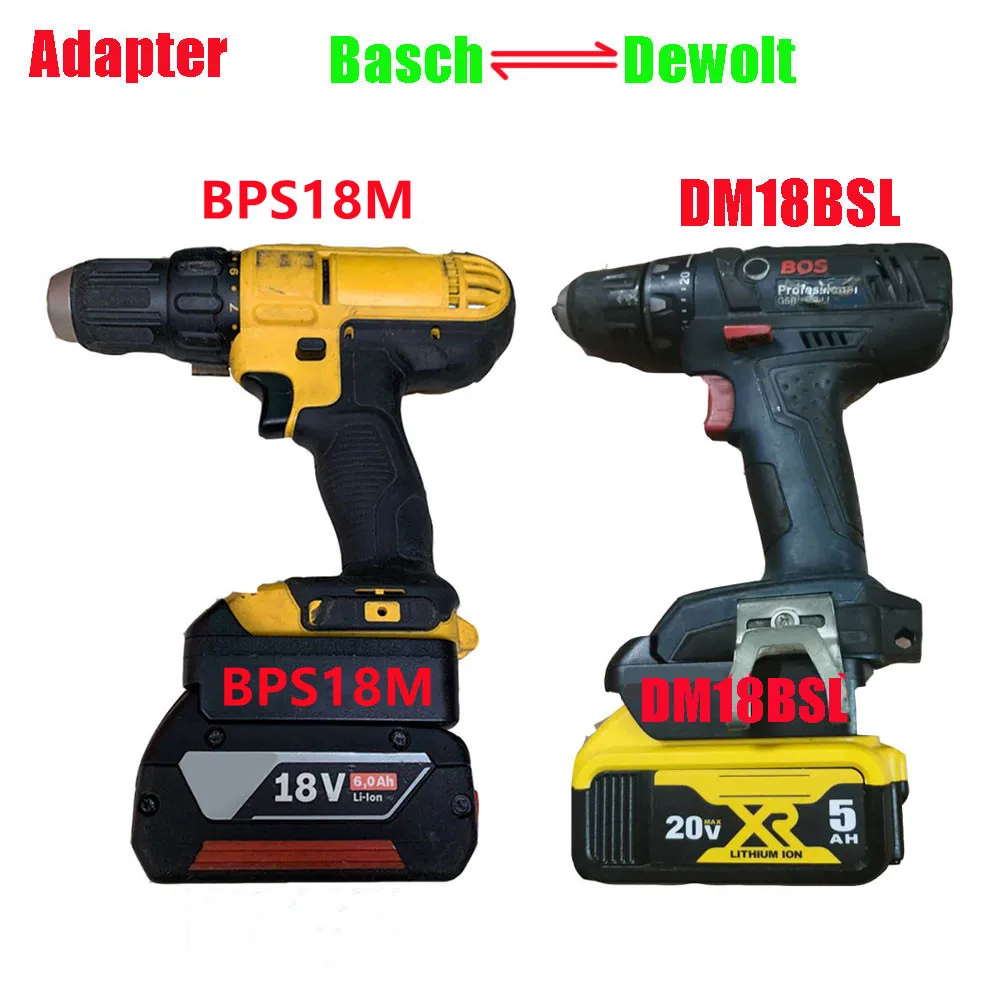 Power Tool Adapter DM18M Converter For Dewalt 18V Li-ion Battery for Makita Milwaukee Bosch Ryobi Hitache Metabo Worx Devon Tool
Power Tool Adapter DM18M Converter For Dewalt 18V Li-ion Battery for Makita Milwaukee Bosch Ryobi Hitache Metabo Worx Devon Tool