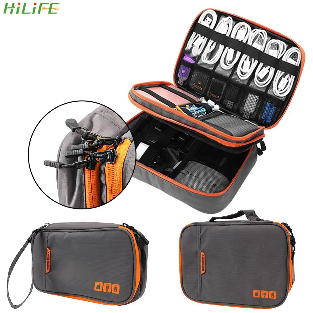 Travel Cable Bag Double Layer Travel Cable Storage Digital Charger Wires Storage Bag Gadget Organizer Makeup Bag
Travel Cable Bag Double Layer Travel Cable Storage Digital Charger Wires Storage Bag Gadget Organizer Makeup Bag