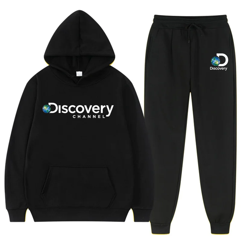 Discovery channel men Hooded Sports Suit Women Casual Solid Color Hoodie and Pants 2 Pieces Set Fleece Sportswear Jogging Suits
Discovery channel men Hooded Sports Suit Women Casual Solid Color Hoodie and Pants 2 Pieces Set Fleece Sportswear Jogging Suits