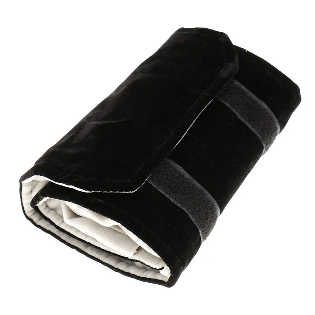 Jewelery roll Jewelery bag, made of flannel, for ring, for jewelry storage when traveling - Black, Gray, Small
Jewelery roll Jewelery bag, made of flannel, for ring, for jewelry storage when traveling - Black, Gray, Small