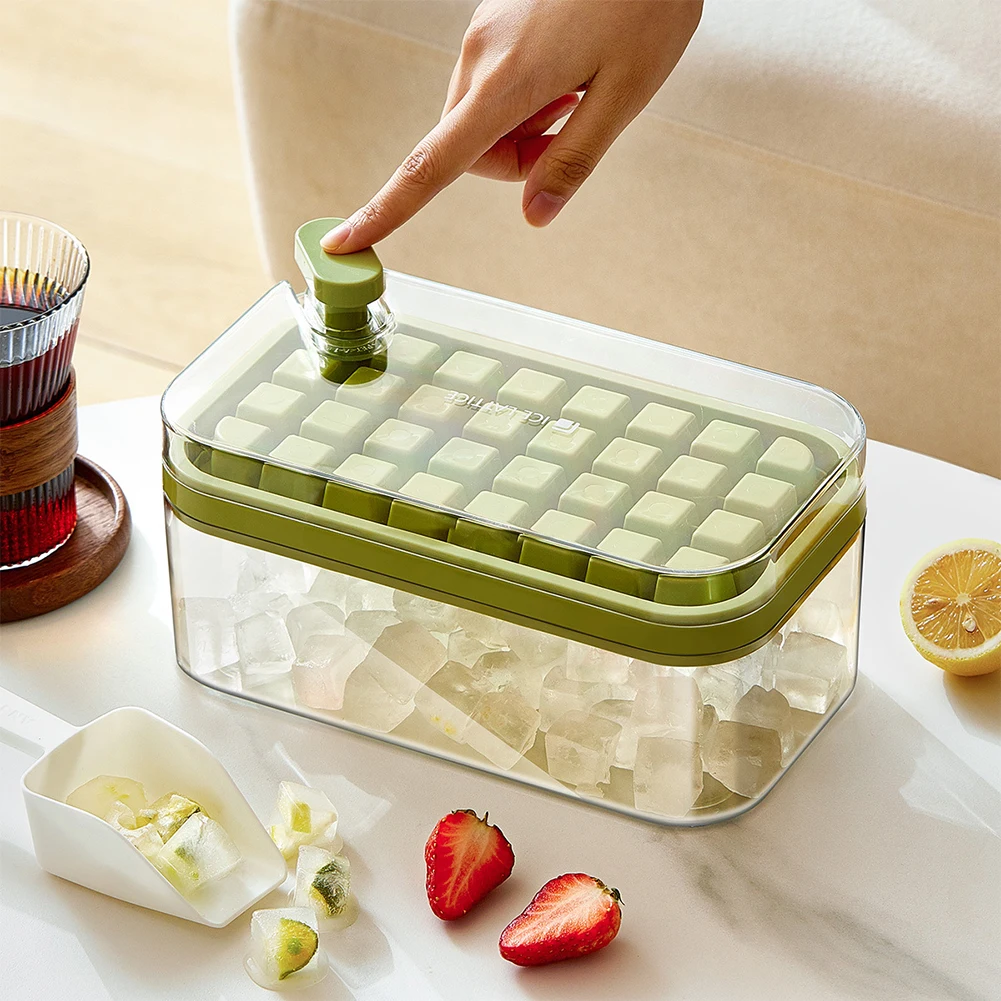 32/64grid Silicone Square Ice Cube Mold Press Type Ice Cube Trays Summer Cool Drinks Maker Tools Ice Storage Box Kitchen Gadget
32/64grid Silicone Square Ice Cube Mold Press Type Ice Cube Trays Summer Cool Drinks Maker Tools Ice Storage Box Kitchen Gadget