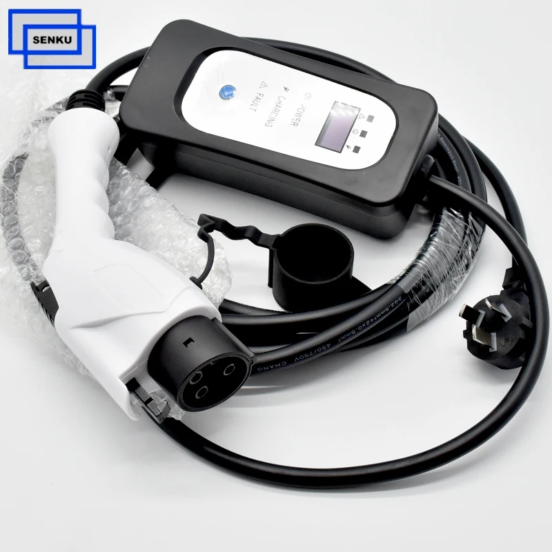 8A to 16A Output Current Adjustable Electric Vehicle Charger Type 1 Fast EVSE Charging Station
8A to 16A Output Current Adjustable Electric Vehicle Charger Type 1 Fast EVSE Charging Station