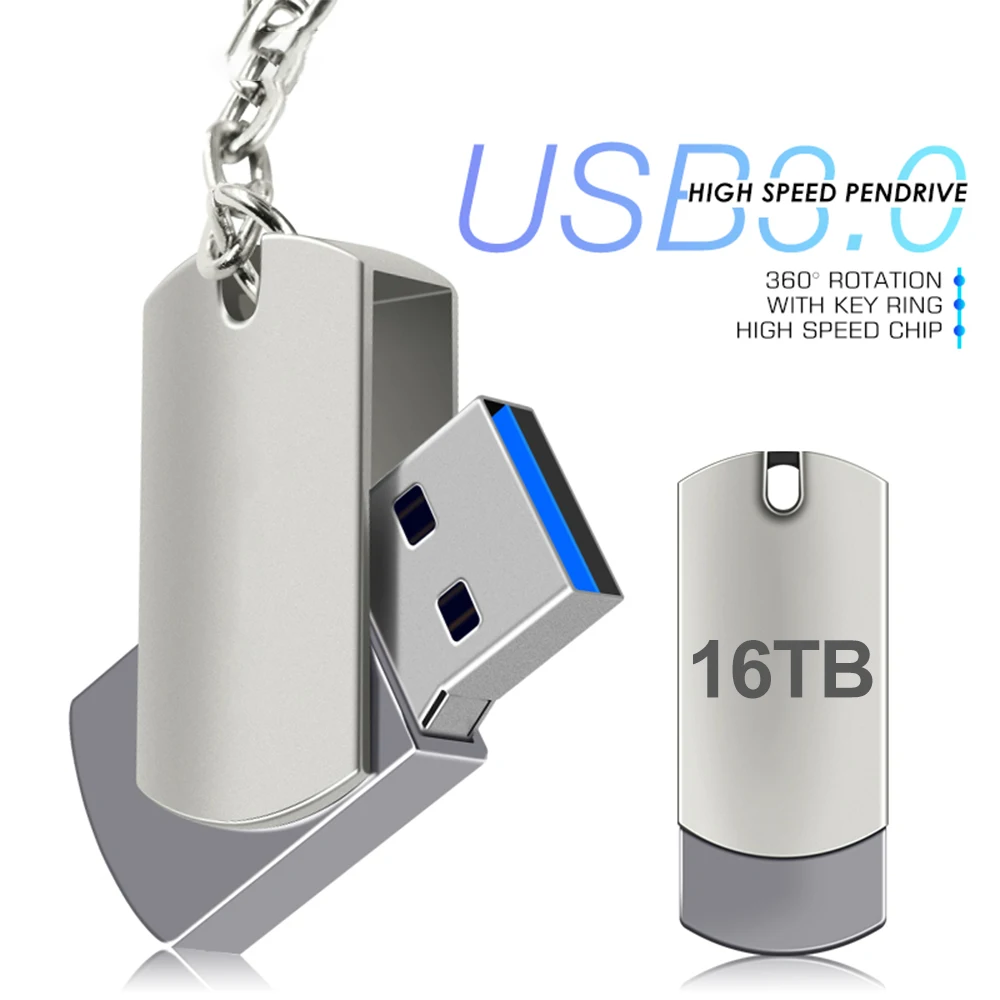 New 2023 Pen Drive 16TB Metal Pendrive Usb 3.0 8TB 4TB Cle Usb Flash Drives 2TB High Speed Portable SSD Memoria Usb Flash Stick
New 2023 Pen Drive 16TB Metal Pendrive Usb 3.0 8TB 4TB Cle Usb Flash Drives 2TB High Speed Portable SSD Memoria Usb Flash Stick