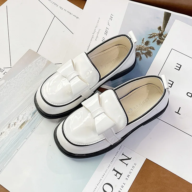 Girls' Leather Shoes Girls Bow Princess Shoes Students 2022 Spring Autumn New Fashion Children Non-slip Single Shoes G742
Girls' Leather Shoes Girls Bow Princess Shoes Students 2022 Spring Autumn New Fashion Children Non-slip Single Shoes G742