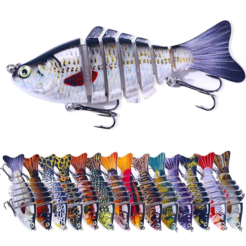1pc 10cm 15g 7-segement Swimbait Pike Wobblers Crankbait Fishing Lure Multi Jointed Hard Bait Musky Sinking Isca Artificia
1pc 10cm 15g 7-segement Swimbait Pike Wobblers Crankbait Fishing Lure Multi Jointed Hard Bait Musky Sinking Isca Artificia