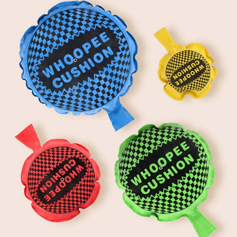 2Pcs Funny Whoopee Cushion Self-Inflating Jokes Toy Pranks Maker Trick Whoopy Balloon Fart Pad Novelty Gadgets April Fools Toys
2Pcs Funny Whoopee Cushion Self-Inflating Jokes Toy Pranks Maker Trick Whoopy Balloon Fart Pad Novelty Gadgets April Fools Toys