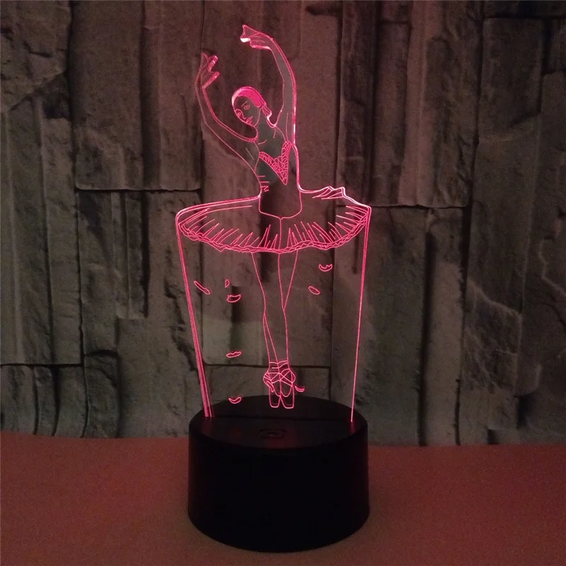 3D настольная лампа для балерины, иллюзия 3D, искусство, ночная лампа, балеринатор, USB светодиодный освещение, домашний декор, настольная лампа, детская игрушка
3D настольная лампа для балерины, иллюзия 3D, искусство, ночная лампа, балеринатор, USB светодиодный освещение, домашний декор, настольная лампа, детская игрушка